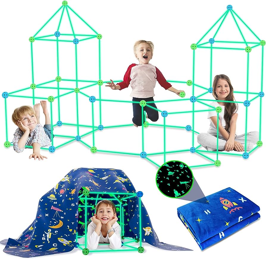 Home.Co- Kids Construction Fort Building Kit