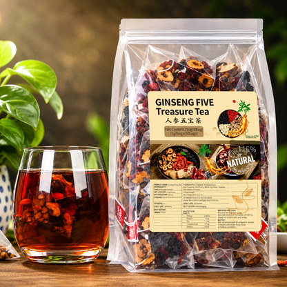 Premium Ginseng Five Treasure Herbal Tea
