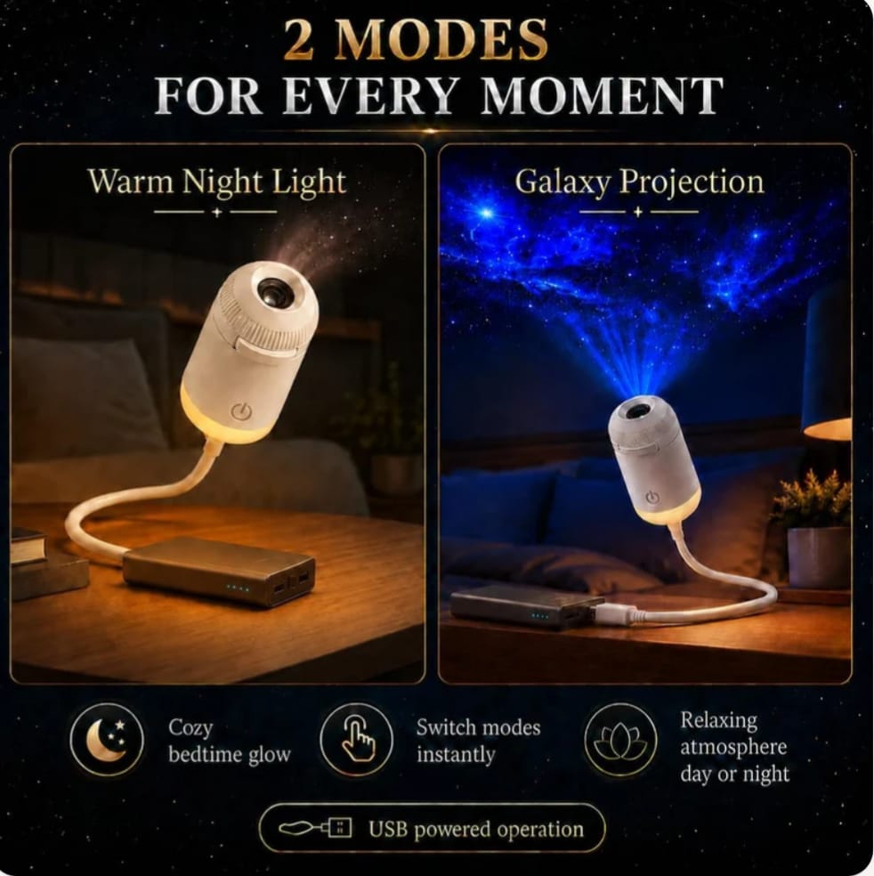Portable Mini USB Starry Sky Projection Lamp