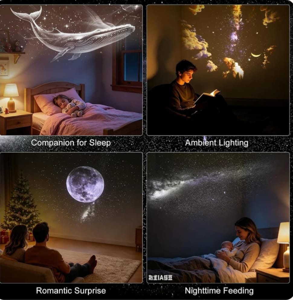 Portable Mini USB Starry Sky Projection Lamp