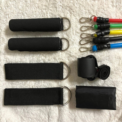 Bodybuilding Resistance Bands Set  | مجموعة أحزمة المقاومة لبناء العضلات 💪