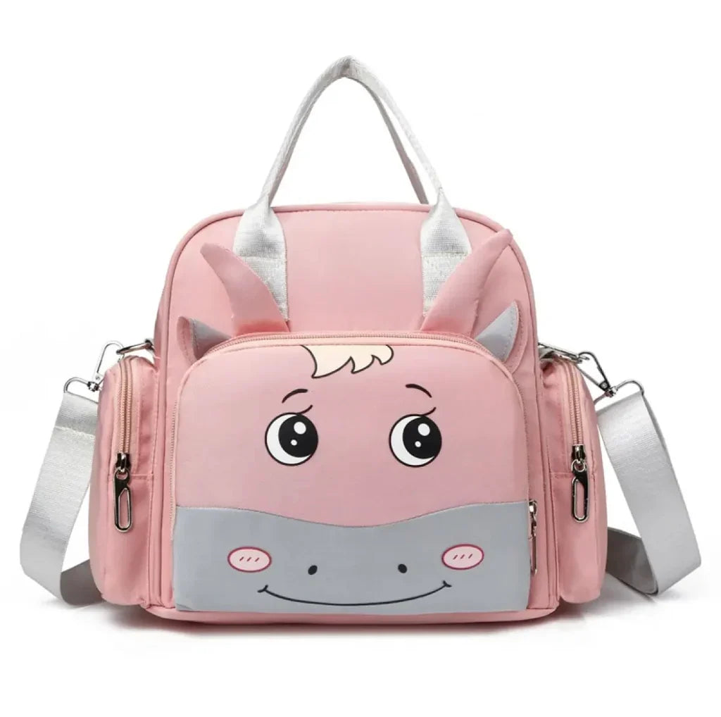 Cartoon Pattern Mommy Baby Diaper Bagpack